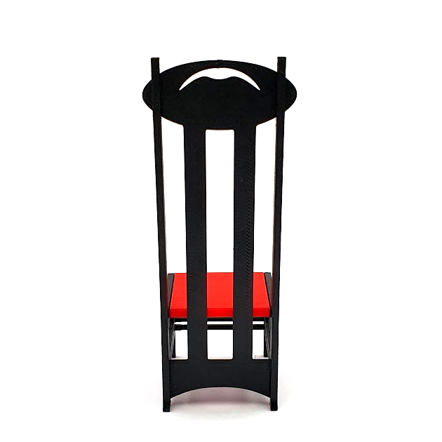 Cuscino In Miniatura Scala 1:12 Per Casa Delle Bambole - Stile Charles Rennie Mackintosh, UK